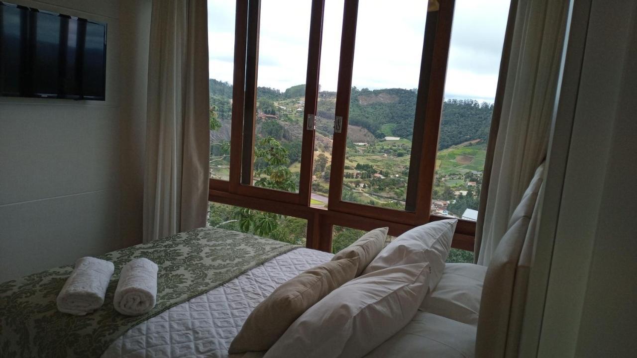 Apart Hotel Vista Azul - Hospedagem Nas Montanhas Домингос Мартинс Екстериор снимка