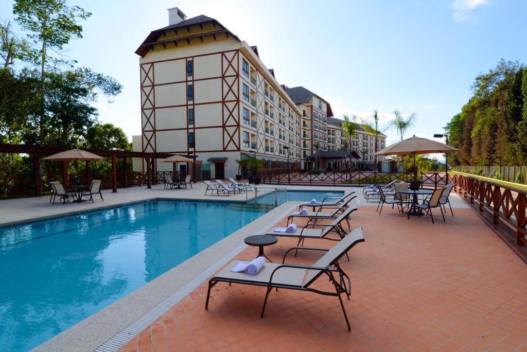 Apart Hotel Vista Azul - Hospedagem Nas Montanhas Домингос Мартинс Екстериор снимка