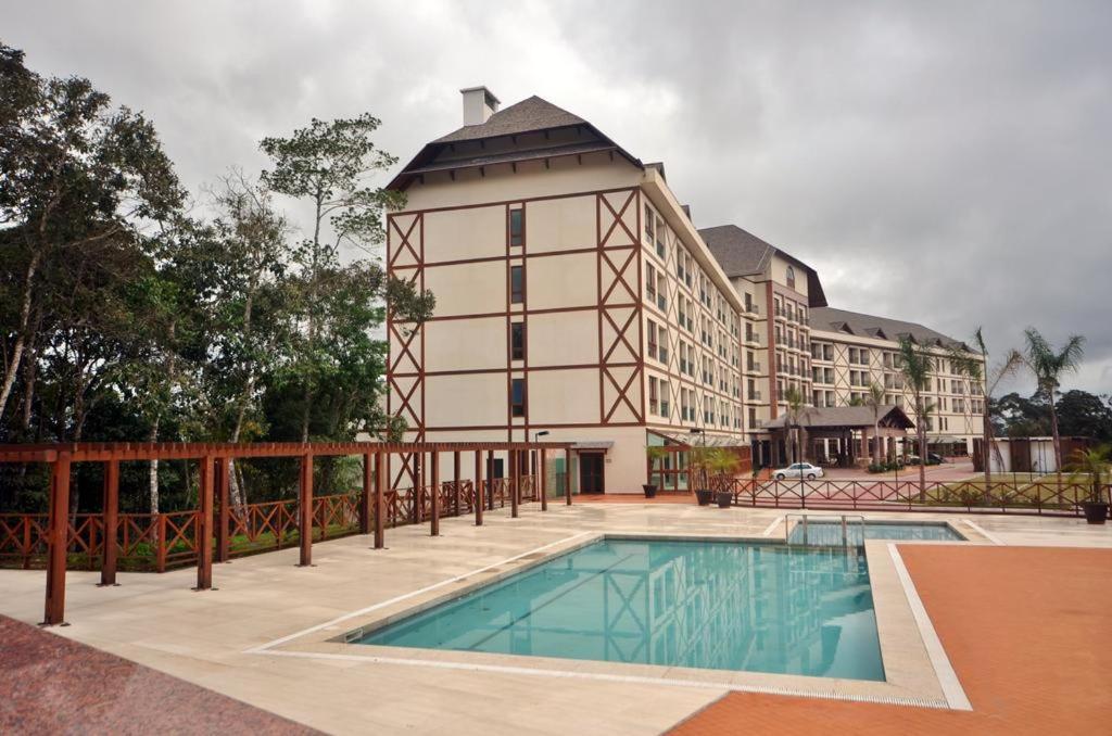 Apart Hotel Vista Azul - Hospedagem Nas Montanhas Домингос Мартинс Екстериор снимка