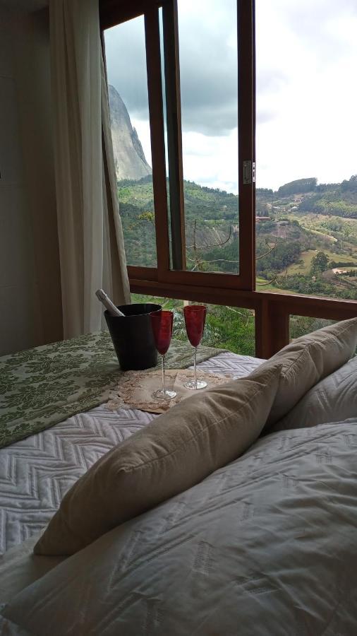Apart Hotel Vista Azul - Hospedagem Nas Montanhas Домингос Мартинс Екстериор снимка